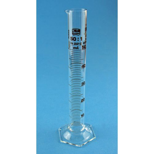 硼硅酸盐玻璃量筒 - 42182 series - Glaswarenfabrik Karl Hecht - 分度