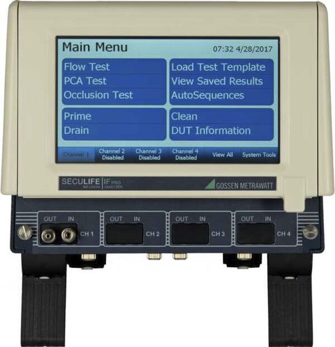 输液泵分析仪 - SECULIFE IF PRO - GOSSEN METRAWATT GmbH - 紧凑型 / 模块化 / 触摸屏