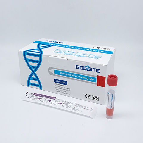 实验室试管 - VTM - Goldsite Diagnostics Inc. - 用于PCR / 圆柱 / 聚丙烯