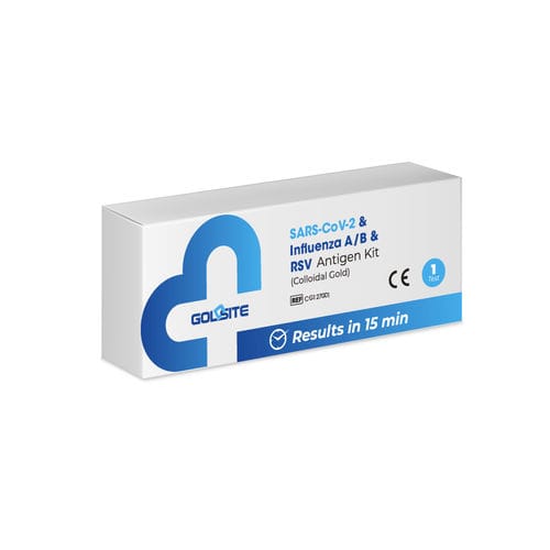 COVID-19新冠病毒快速诊断套装 - Goldsite Diagnostics Inc. - 用于流感 / SARS-COV-2 / 甲型流感