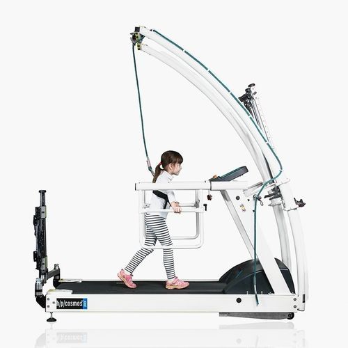 扶手跑步机 - pluto® med - h/p/cosmos sports & medical - 带坡度 / 带坐袋 / 儿科
