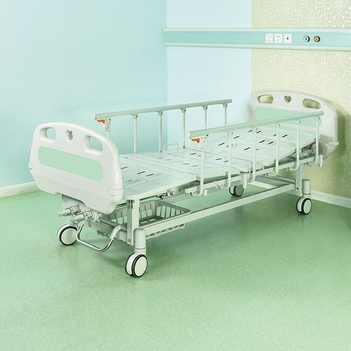 医院病床 - D358a - Hopefull Medical Equipment - 手动 / 高度固定 / 折叠