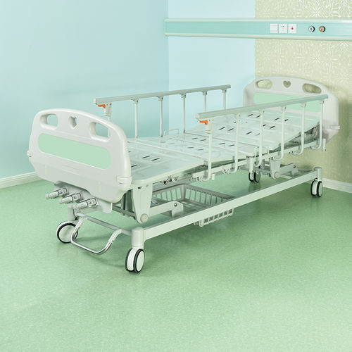 医院病床 - D658a - Hopefull Medical Equipment - 手动 / 高度可调节 / 折叠