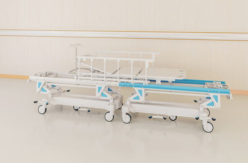 病人转移担架车 - B01-1 - Hopefull Medical Equipment - 手动 / 可调高度 / 椅背可调