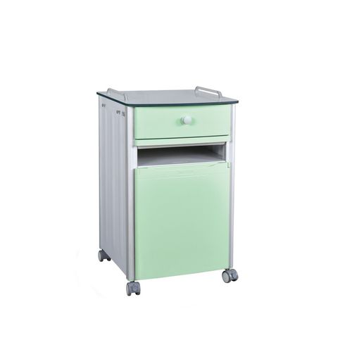 带滑轮床头柜 - G03a - Hopefull Medical Equipment