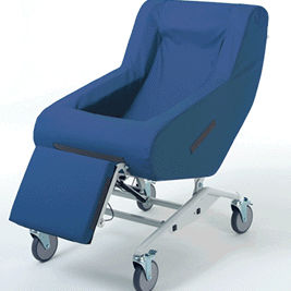 斜躺式休息椅 - V101-4100C - Horcher Medical Systems - 手动 / 带滑轮 / 带脚托