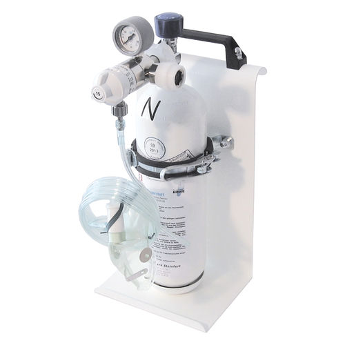 手持式氧疗系统 - AEROtreat  - HUM - Gesellschaft für Homecare und Medizintechnik - 带氧气瓶