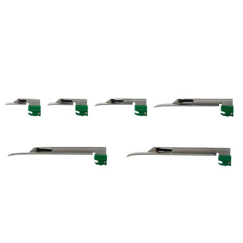 Miller喉镜刀头 - AEROtube®  - HUM - Gesellschaft für Homecare und Medizintechnik - 金属 / 一次性