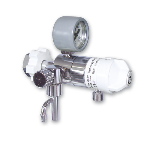 氧气调压阀 - AEROway® Fast HDM01-15-V - HUM - Gesellschaft für Homecare und Medizintechnik - 用于应急包 / 医用 / 集成式