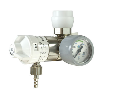 氧气调压阀 - AEROway® Fast 15-KRPS DIN-Kupplung - HUM - Gesellschaft für Homecare und Medizintechnik - 用于应急包 / 医用 / 插入式