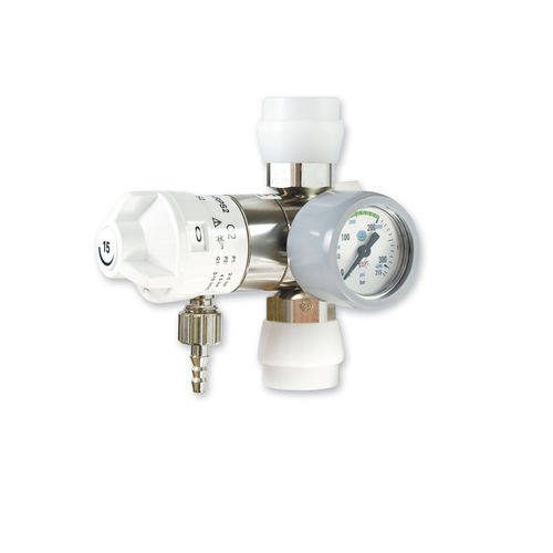 氧气调压阀 - AEROway® Fast 15- KRPS2 2 x DIN-Kupplung - HUM - Gesellschaft für Homecare und Medizintechnik - 用于应急包 / 医用 / 快速连接式