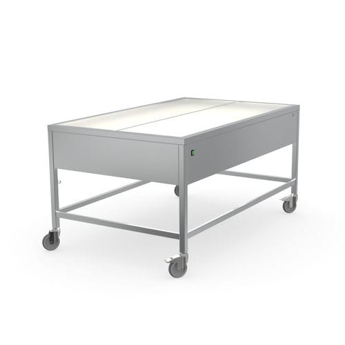工作桌 - 7505956 - Hupfer Metallwerke GmbH & Co. KG - 长方形 / 滑轮 / 折叠式