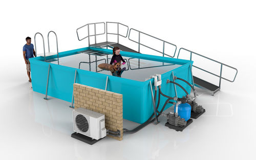 兽用康复游泳池 - MAX series - Hydro Physio - 地上