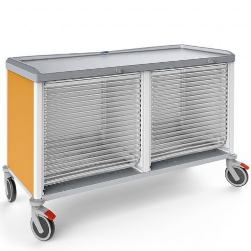 ABS柜子 - 326525LT - Malvestio - Furniture for healthcare facilities/美德声 - 橙色 / 透明 / 黄色