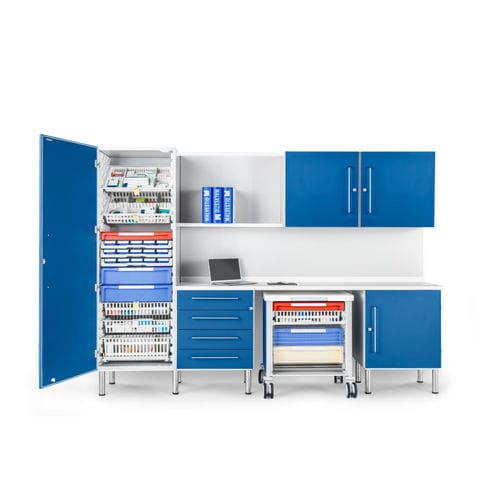 医用储藏柜 - IM - Malvestio - Furniture for healthcare facilities/美德声 - 带门 / 搁板 / 带抽屉