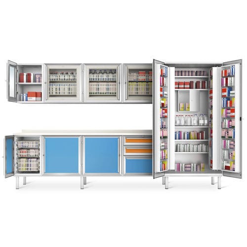 医用储藏柜 - IL - Malvestio - Furniture for healthcare facilities/美德声 - 带门 / 搁板 / 带抽屉