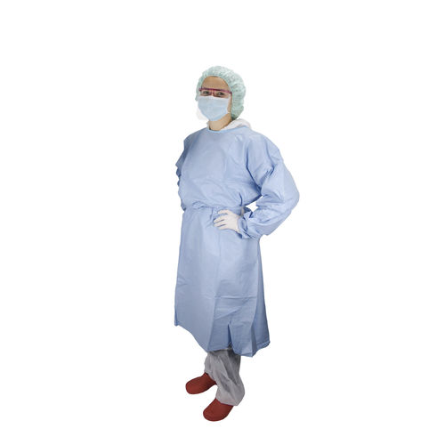 男女通用外科手术服 - 09437 - Key Surgical - 透气 / 无纺布 / 蓝色