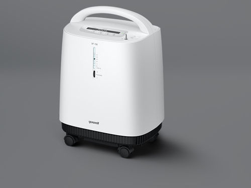 医用氧气浓缩器 - 9F series - Jiangsu Yuyue Medical Equipment & Supply - 带滑轮