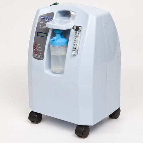 医用氧气浓缩器 - OxyBreath Mini 3  - Kare Medical and Analytical Devices - 带滑轮 / 手提式 / 1个存储罐
