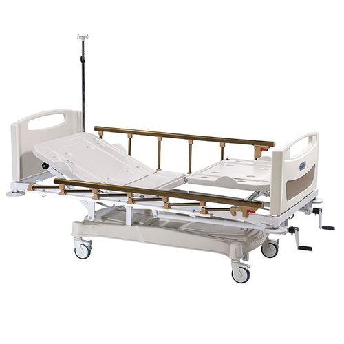 医院病床 - K012 / SP - Kenmak Hospital Furnitures  - 手动 / 特伦德伦伯卧位 / 带滑轮