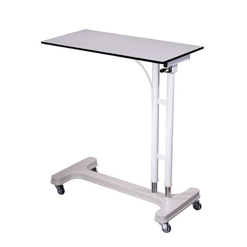 气动床边桌 - K058 / K - Kenmak Hospital Furnitures  - 带滑轮 / 可调高度