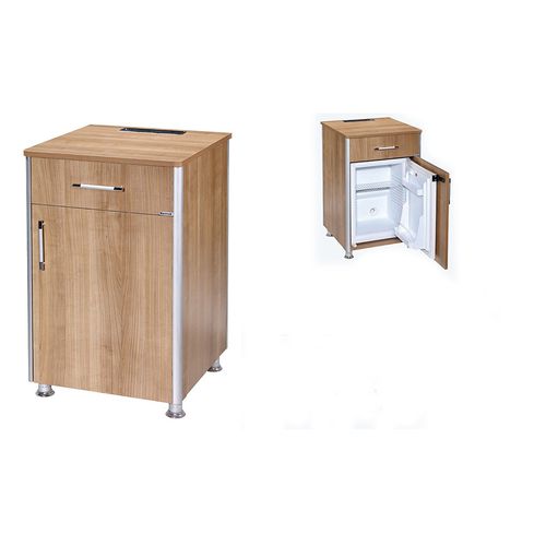带冷藏室床头柜 - K077 / M - Kenmak Hospital Furnitures 