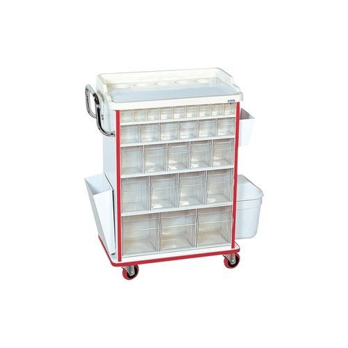 医用推车 - K040 / S - Kenmak Hospital Furnitures  - 药品 / 垃圾桶 / 带篮子
