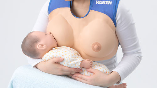 哺乳模拟服 - LM-113A - KOKEN  - 用于护士护理 / 乳房