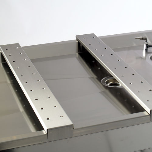 尸检台背部支架 - KAB ST-10-30 - KUGEL medical GmbH & Co. KG/库尔医疗技术 - 成人 / 不锈钢 / 解剖学