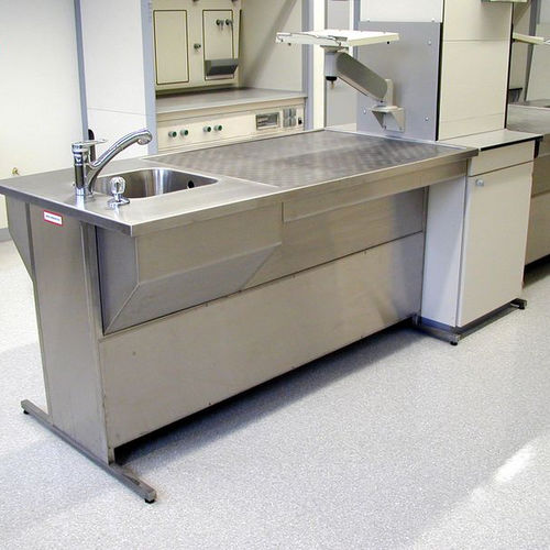 组织病理学实验室工作站 - UCS-1500-D - KUGEL medical GmbH & Co. KG - 用于样本制备 / 带水槽 / 配有下沉式通风设备