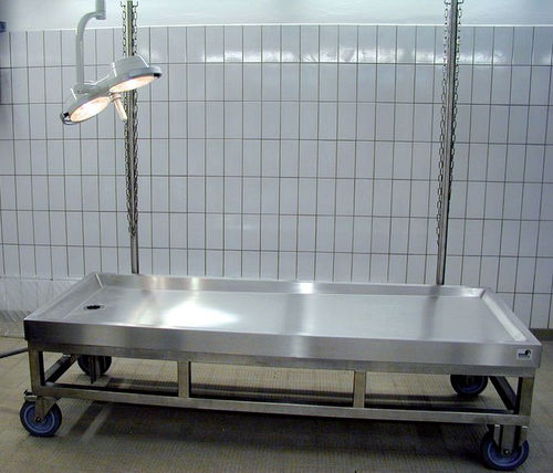 尸检台 - GST-2000-F - KUGEL medical GmbH & Co. KG/库尔医疗技术 - 解剖 / 尸体清洗 / 剖检