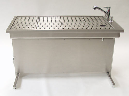 组织着色实验室工作站 - FT-1250 - KUGEL medical GmbH & Co. KG/库尔医疗技术 - 用于样本制备 / 落地 / 配有下沉式通风设备