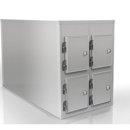 运尸担架太平间柜 - SMC 40/0400 - KUGEL medical GmbH & Co. KG/库尔医疗技术 - 四屉 / 前开式 / 用于短期存放