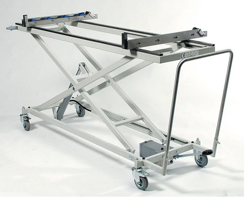 运棺推车 - HTW 50/250-R1-M-Q - KUGEL medical GmbH & Co. KG/库尔医疗技术 - 运输 / 不锈钢 / 液压