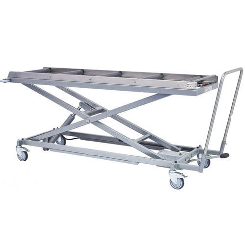 运棺推车 - HTW 50/250-R1-M-1650 - KUGEL medical GmbH & Co. KG/库尔医疗技术 - 运输 / 搬运 / 不锈钢