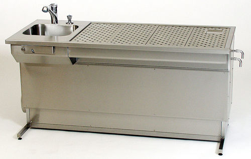 肉眼检查台 - UCS-E-1500 - KUGEL medical GmbH & Co. KG/库尔医疗技术 - 实验室 / 长方形 / 不锈钢