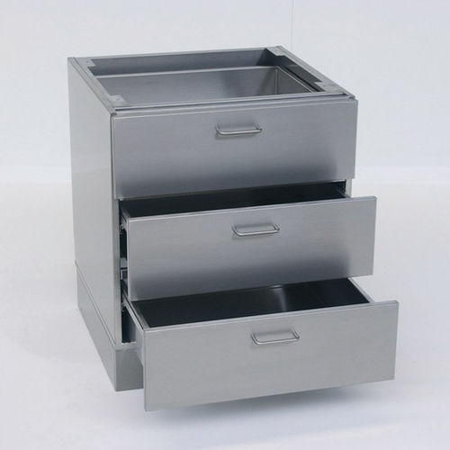 培养基柜子 - UBS-SB-3-400 - KUGEL medical GmbH & Co. KG/库尔医疗技术 - 实验室 / 带抽屉 / 不锈钢