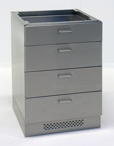 培养基柜子 - UBS-SB-4-400 - KUGEL medical GmbH & Co. KG/库尔医疗技术 - 实验室 / 带抽屉 / 不锈钢