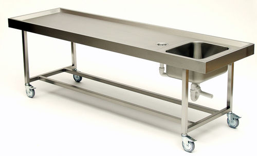 尸检台 - ST 10/500 - KUGEL medical GmbH & Co. KG/库尔医疗技术 - 解剖 / 尸体清洗 / 解剖学