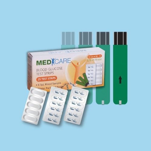 糖尿病试剂带 - LiS-25 - L-Tac Medicare - 血糖 / 血液 / 酶