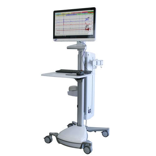 信息化尿动力学分析仪 - Aquarius&reg; CT - Laborie Medical Technologies - 带滑轮