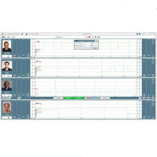 测力计软件模块 - Lode Rehab Manager - Lode - 医用 / 物理疗法 / 分析