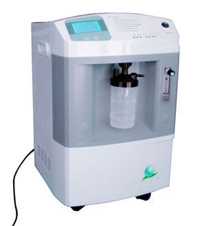 医用氧气浓缩器 - 0 - 3 L/min | JAY-3 - Longfian Scitech Co., Ltd - 带滑轮 / 带脉搏血氧测定仪