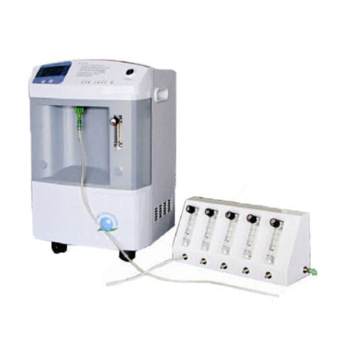 儿科氧气浓缩器 - 1 - 10 L - Longfian Scitech Co., Ltd - 带滑轮