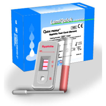 梅毒快速诊断套装 - QuickProfile™  - LumiQuick Diagnostics Inc. - 抗体 / IgG免疫球蛋白G / 免疫球蛋白M