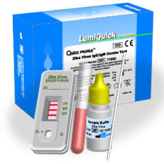 寨卡病毒快速诊断套装 - QuickProfile™  - LumiQuick Diagnostics Inc. - IgG免疫球蛋白G / 免疫球蛋白M / 血清