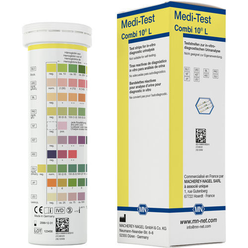 尿液分析试剂带 - Medi‑Test Combi 10 L  - MACHEREY-NAGEL - 蛋白质 / 葡萄糖 / 胆红素