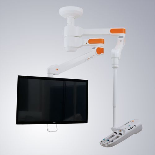 高度可调节医用设备支架 - MRT Tragarmsystem - MAVIG  - 定位 / 补偿 / 用于灯