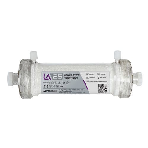 血液过滤芯 - LA25 - MEDICA - 血液透析 / 白细胞除去术 / 聚砜材质