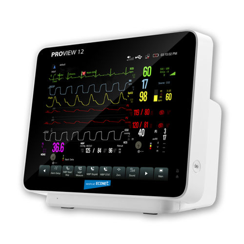 台式病人监护仪 - PROview - Medical Econet  - ECG / RESP / ETCO2
